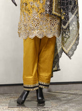 Raad Luxury Embroidered Lawn Suits Stitched 3 Piece - RD25LEF HSE07